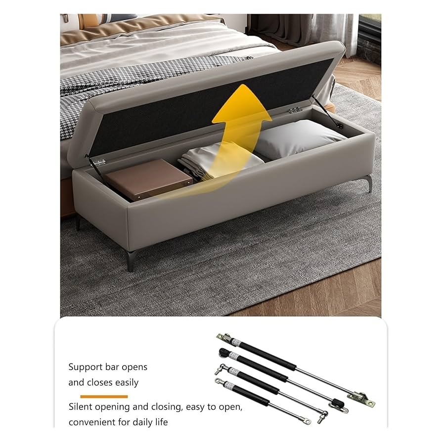 Amazon.co.jp: オットマン ベッドベンチ収納ベンチ ベッドルーム